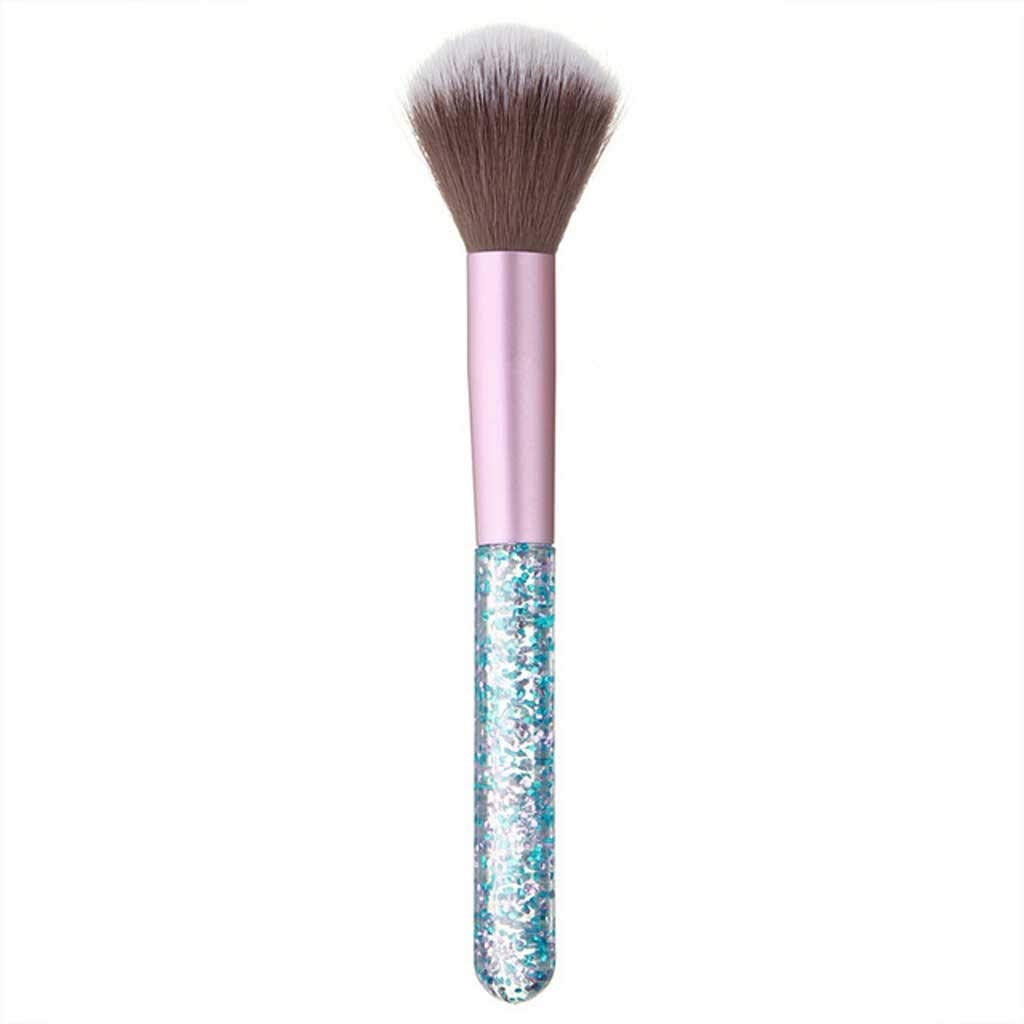 XJJZS Professional Nail Art Soft Dust Brushes - Glitter & Gel Nail Polish Remover Brush - Makeup & Nail Tool Set (Color C) - Perfect for Salon, Home Manicure & DIY Nail Designs