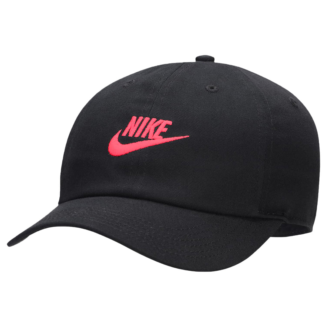 Nike Junior Club Hat for Kids - Adjustable Baseball Cap in Black & Pink - Perfect for Sports, Outdoor Activities, and Everyday Wear