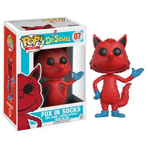 Fox in Socks Pop! Vinyl Figure by Dr. Seuss - Collectible Book Character Funko Pop for Fans & Gifts