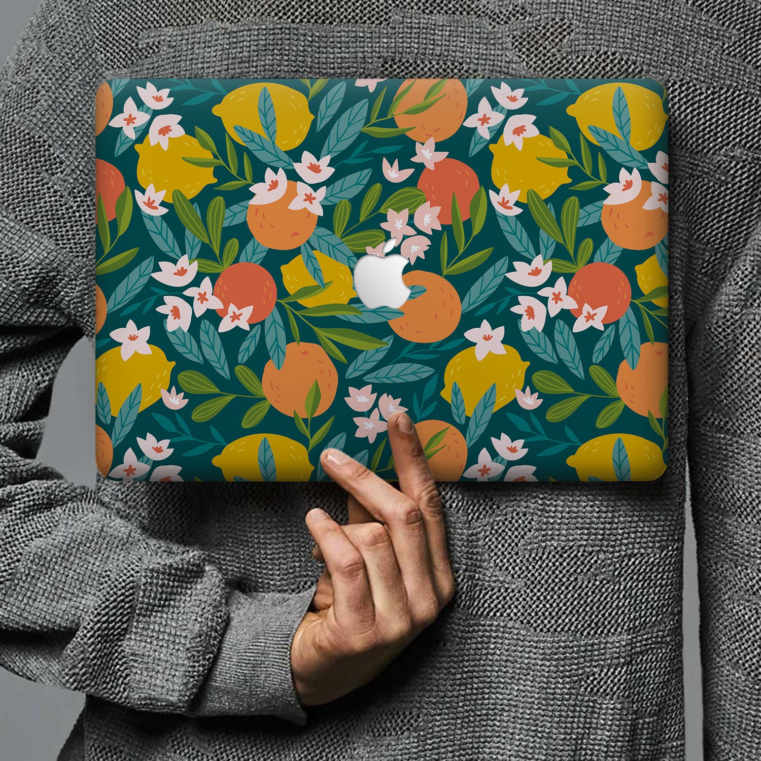 Premium MacBook Case with Fruits Design - Durable & Stylish Laptop Cover for MacBook Air/Pro - Perfect for Work, Travel & School
