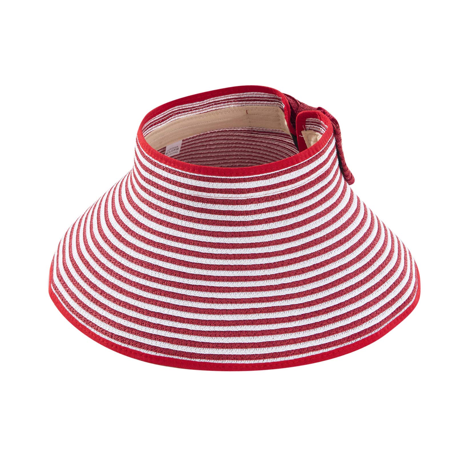Rollable Sun Hat for Women - Wide Brim Beach Hat, Fashionable & Packable Baseball Cap for Outdoor Activities, Travel, and Summer Vacations