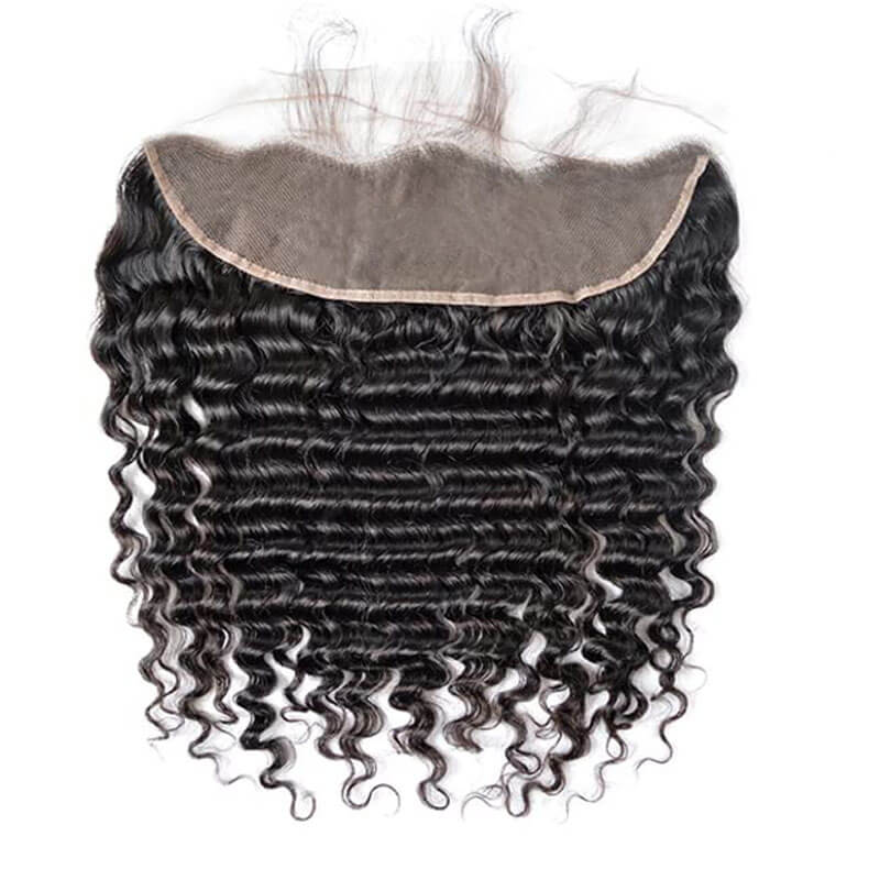 Eullair Deep Wave Bundles with Closure 3/4 PCS - 4x4 5x5 6x5 HD Lace Closure Human Hair Weave - Perfect for Natural Hairstyles, Sew-Ins & Protective Styling