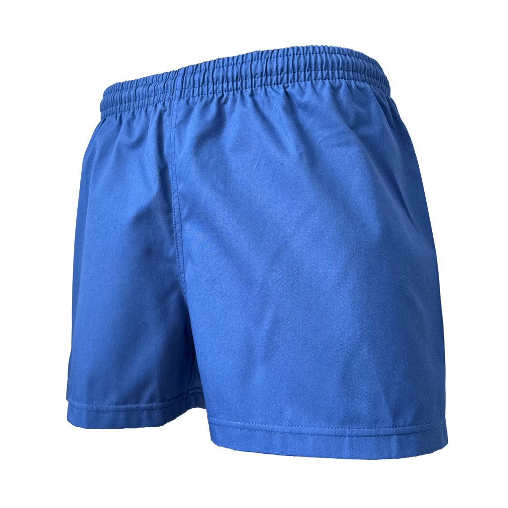 Royal Blue Rugby Shorts for Men - Breathable Quick-Dry Sports Shorts with Pockets - Perfect for Rugby, Training, Gym & Outdoor Activities