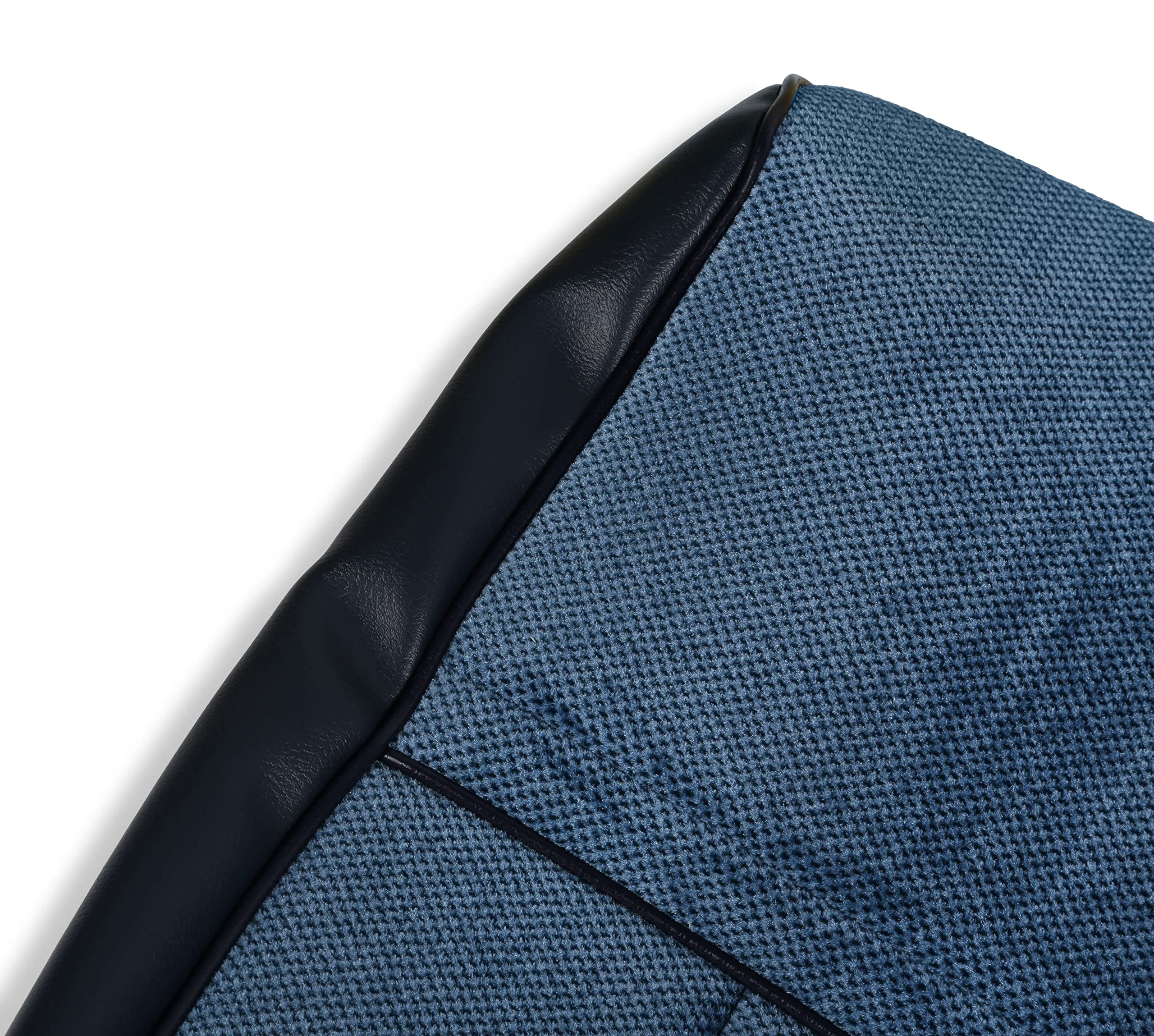 Brothers Trucks 05-322 Deluxe Pleat Cloth/Vinyl Seat Upholstery Kit - Blue/Navy - Perfect for Truck Interior Restoration & Custom Upgrades