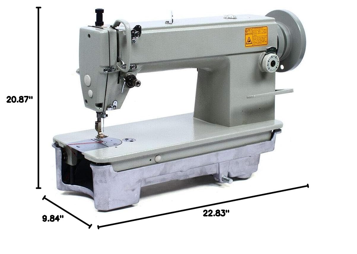 DENESTUS Heavy Duty Industrial Sewing Machine with LockStitch - Portable Upholstery Sewing Machine Head SM-6-9 (Head Only) - Perfect for Leather, Canvas & Heavy Fabrics - Ideal for Upholstery, Automotive & DIY Projects