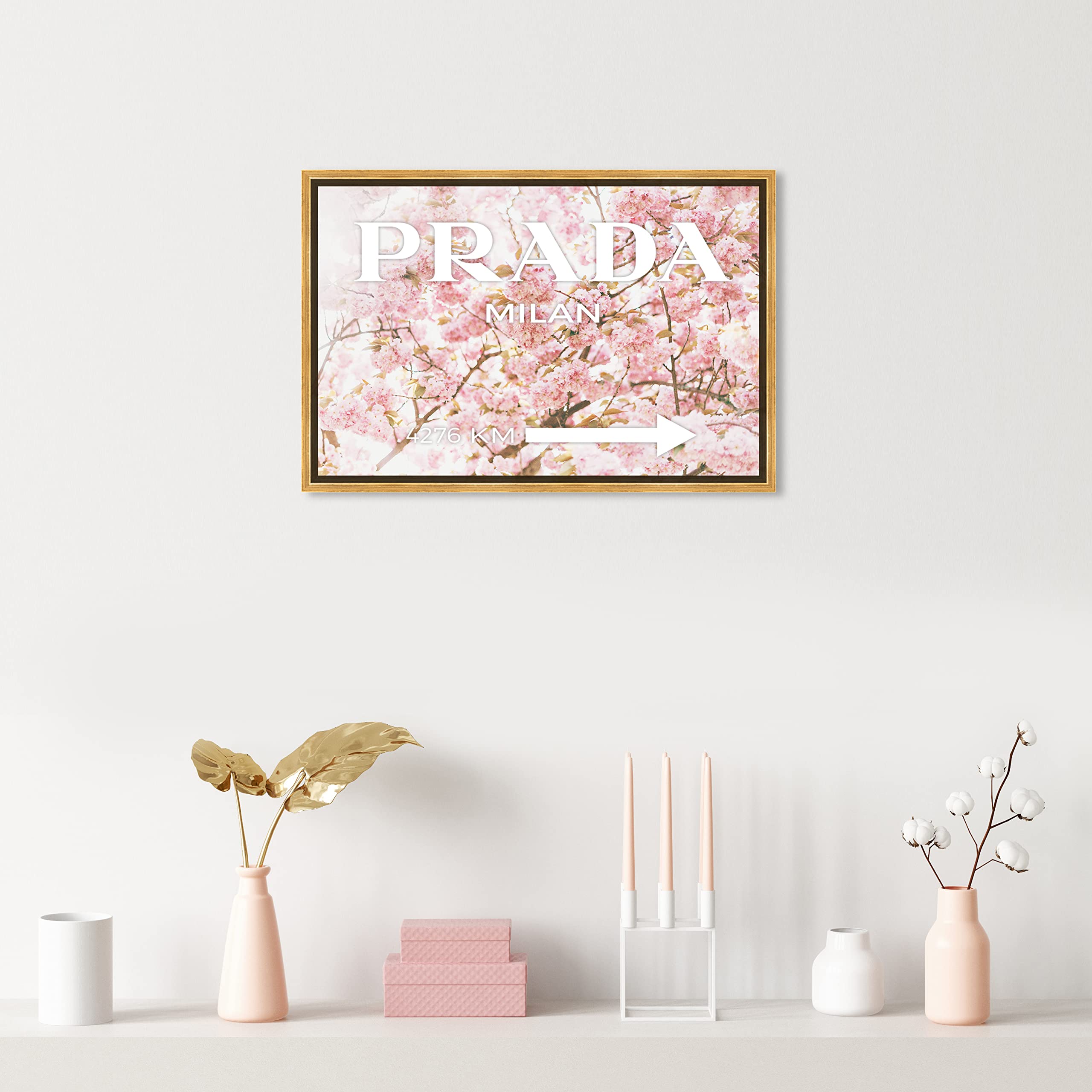 Oliver Gal Artist Co. 'Milan Sakura' Framed Wall Art - 24