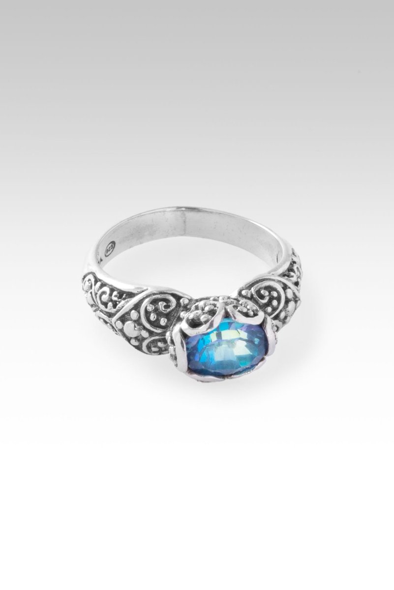 Euphony Ring™ in Sheer Luck™ Mystic Topaz - Elegant Sterling Silver Gemstone Ring for Women | Perfect for Weddings, Anniversaries & Special Occasions