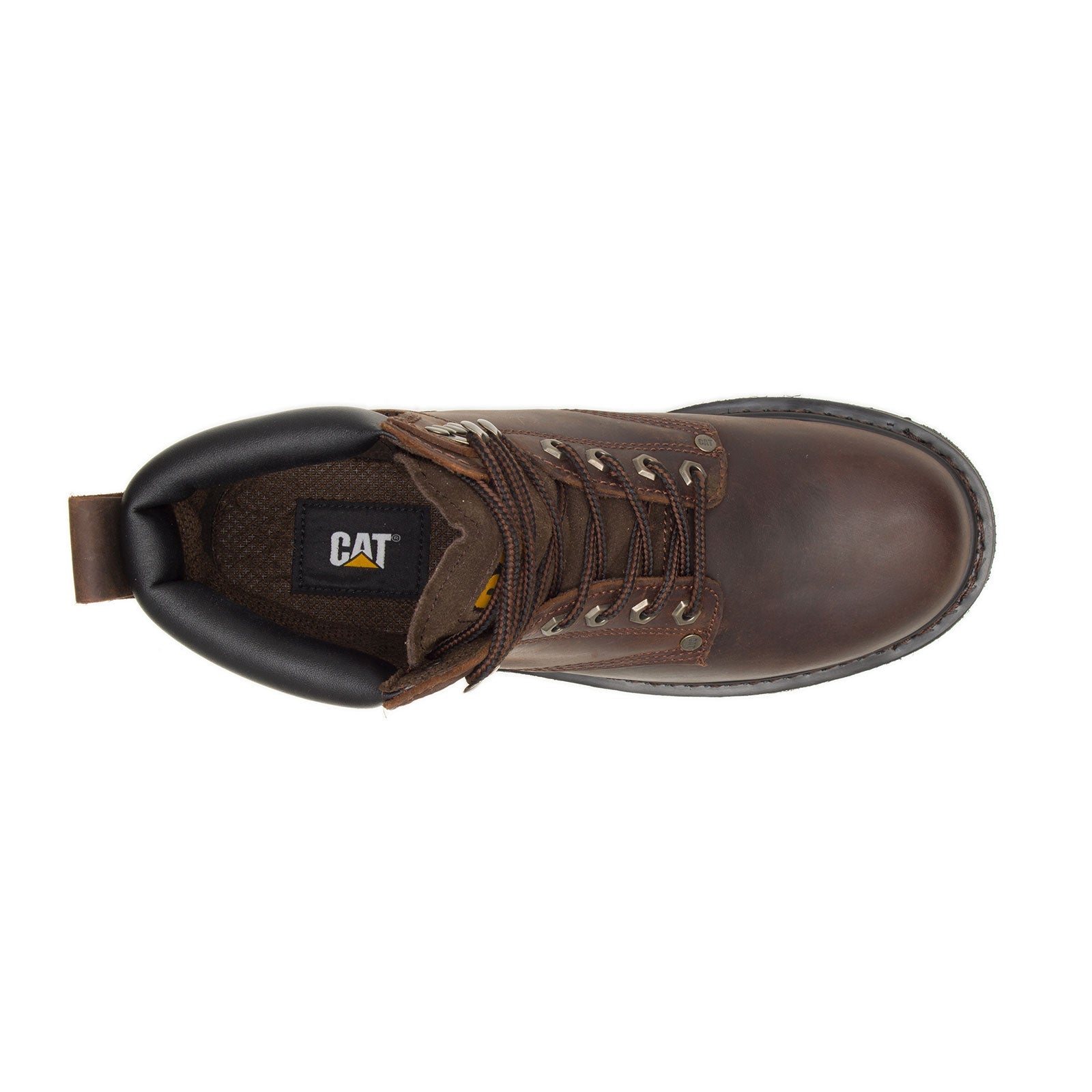 Dark Brown Soft Toe Work Boots for Men - Comfortable & Durable Second Shift Safety Shoes for Construction, Warehouse & Outdoor Work