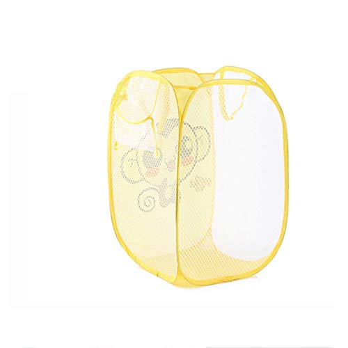 TOPBATHY Foldable Collapsible Laundry Basket - Breathable Clothes Hamper with Handles for Bedroom, Bathroom & Dorm Organization - Portable Storage Bin for Laundry, Toys & Clothes