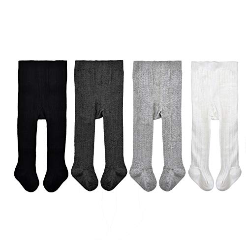 Black/White/Light Grey/Dark Grey,4 Pairs