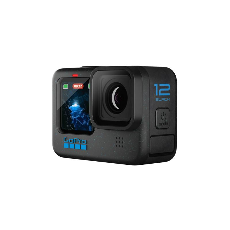 GoPro HERO 12 Black Action Camera - Waterproof 4K Video & Photo, HyperSmooth 6.0 Stabilization - Perfect for Vlogging, Travel Adventures, and Extreme Sports