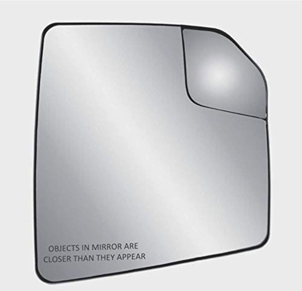 Replacement Heated Right Side Mirror Glass for Ford F150 2015-2020 Models with Spot Mirror & Holder - Perfect for Truck Repairs, Winter Driving & Enhanced Visibility