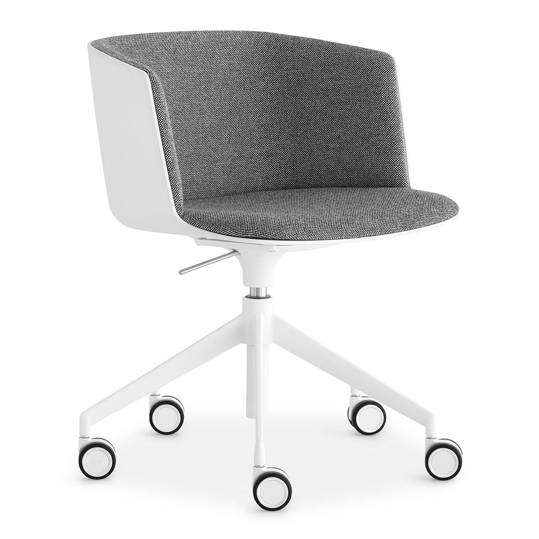 Ergonomic Office Chair with 5-Star Base - Adjustable Height & Padded Seat for Home & Office Workspaces - Perfect for Long Hours of Sitting, Gaming, or Remote Work