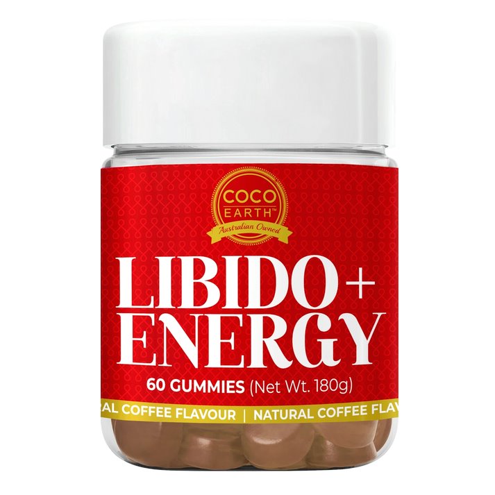 Premium Coco Earth Gummies for Libido Boost & Natural Energy Support - Delicious Vegan Supplement for Adults, Perfect for Workout Recovery & Romantic Nights