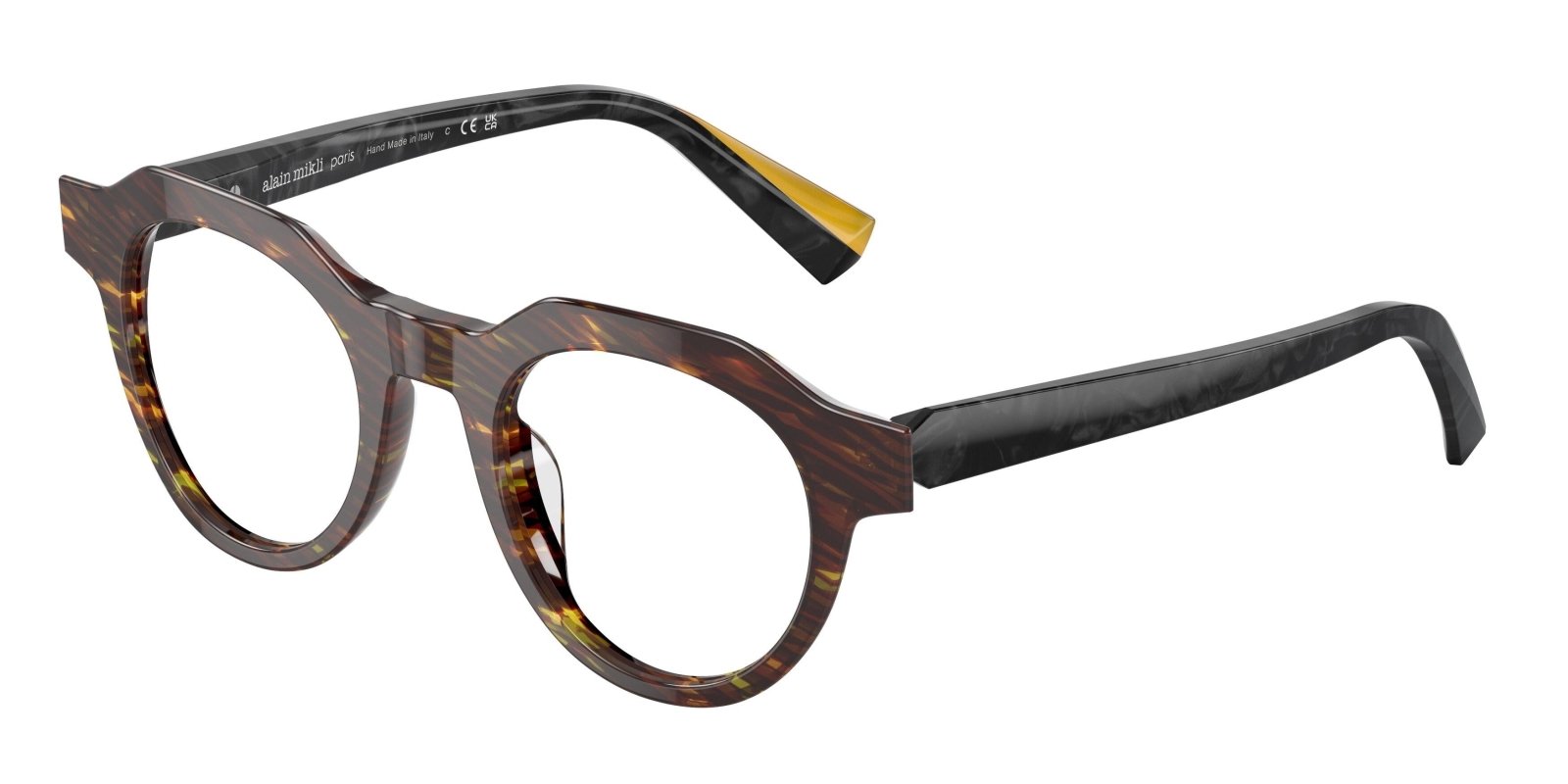 Alain Mikli 3156 Eyeglasses for Men & Women - Premium Lightweight Acetate Frame with Clear Lenses - Perfect for Reading, Work & Everyday Use