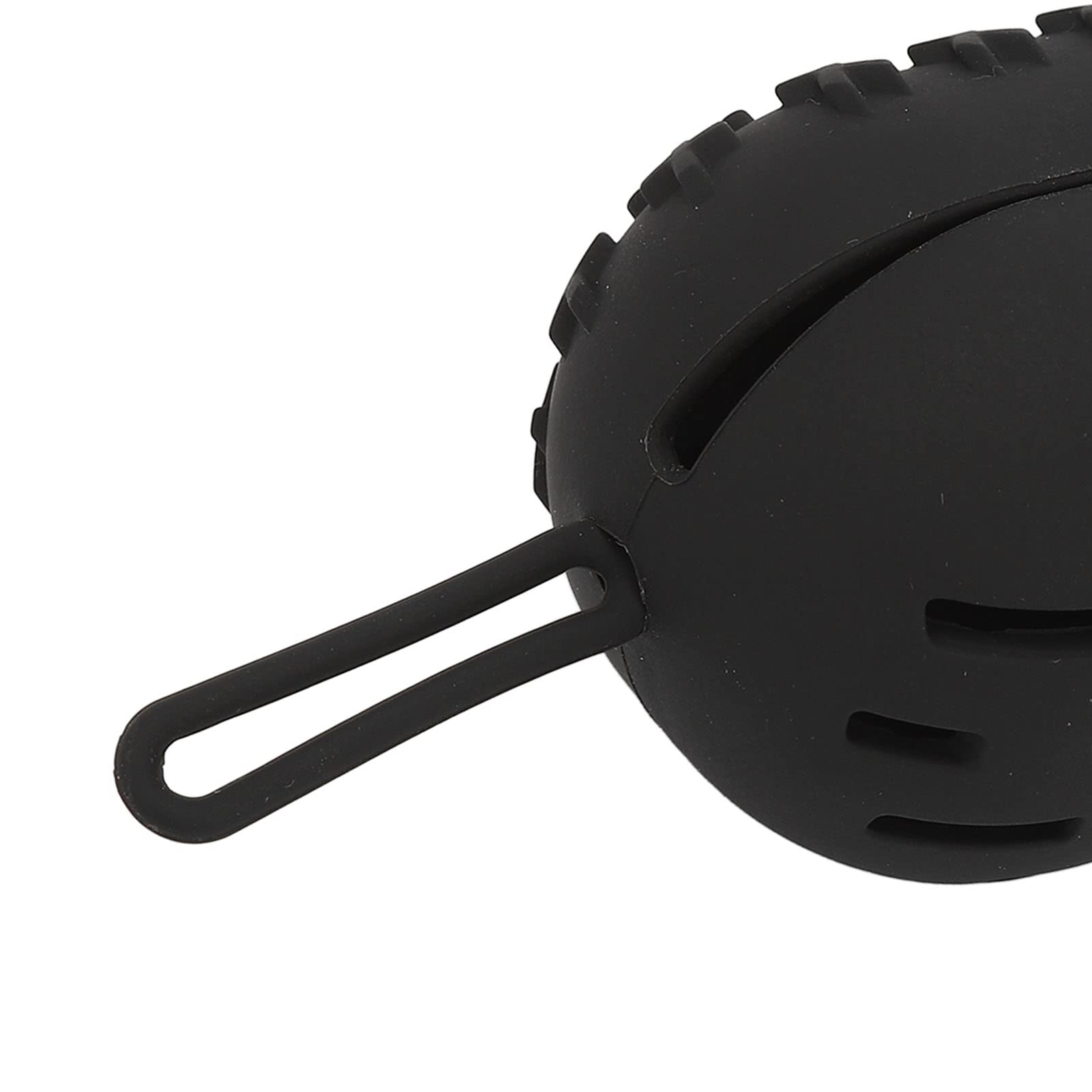 EXCLUZO Silicone Makeup Sponge Case - Breathable Blender Holder for Travel & Home Use (Black)