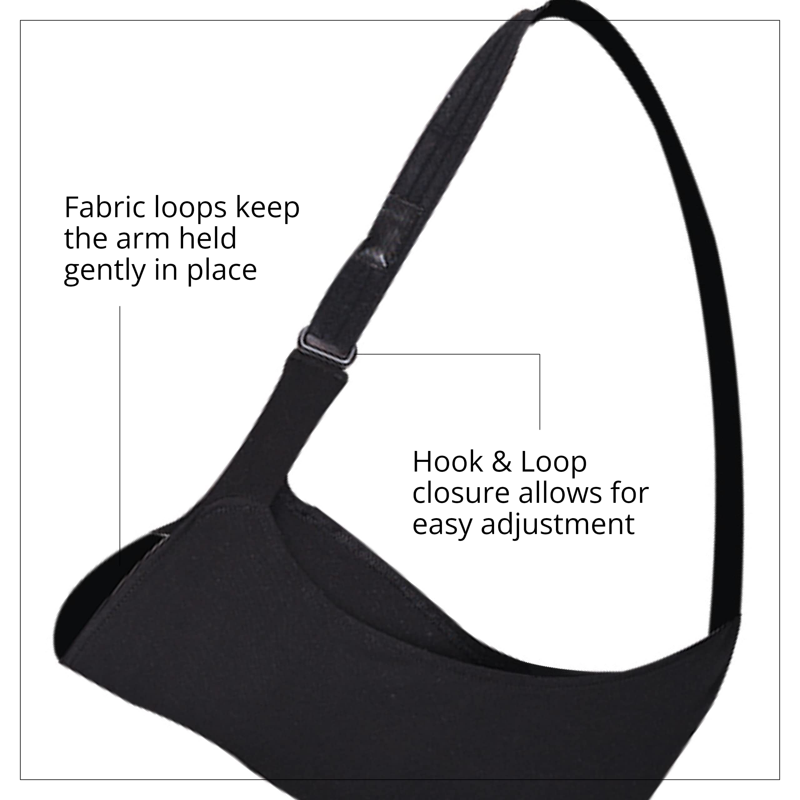 Brownmed - Joslin Sling Ultimate Arm Sling for Shoulder, Elbow & Wrist Injuries - Adjustable Arm Immobilizer & Shoulder Stabilizer for Men & Women - Rotator Cuff Support Brace - Pro 3 XL - Ideal for Post-Surgery, Sports Injuries & Daily Comfort