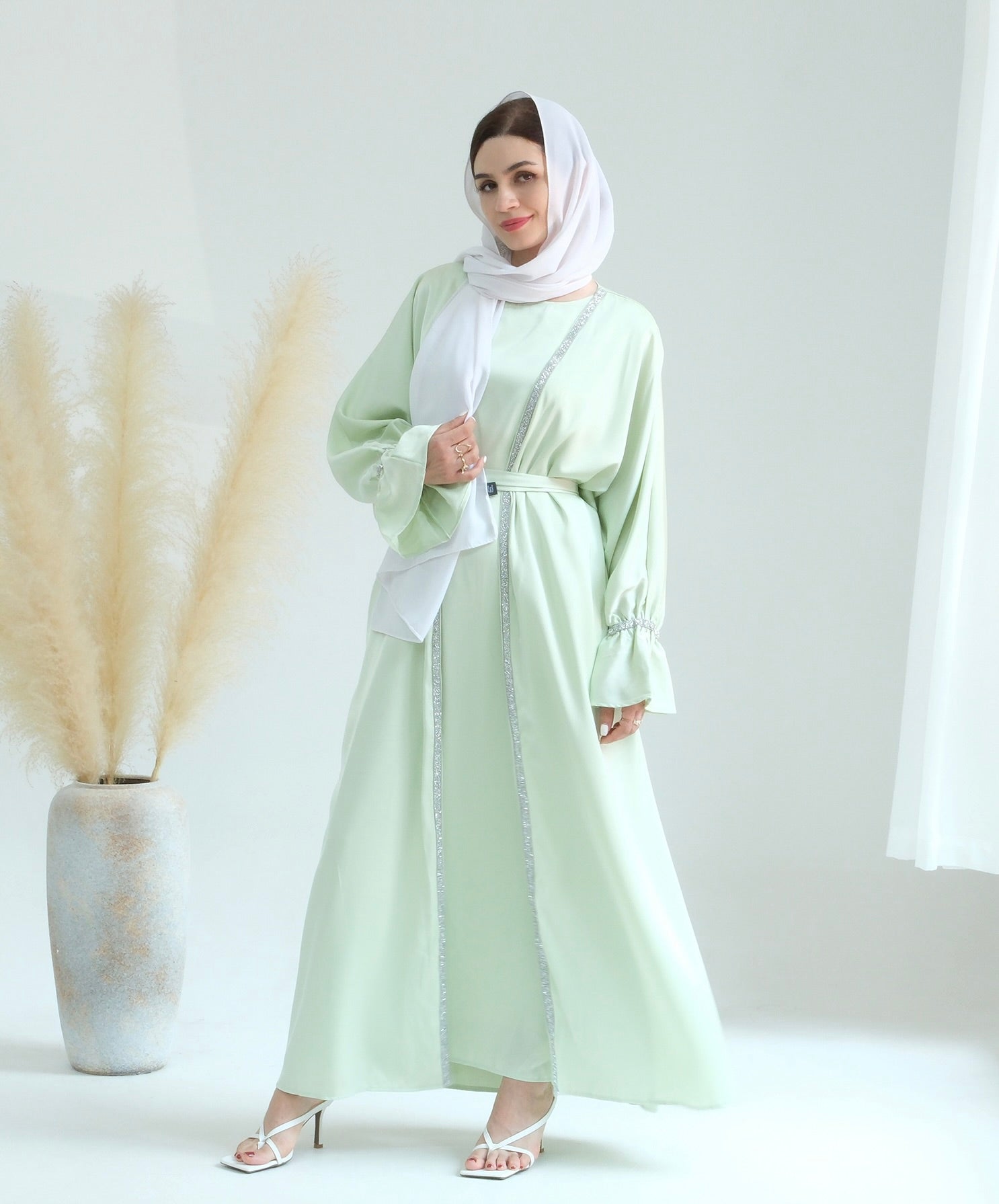 Aria2 Matching 3-Piece Set in Mint Green - Women's Casual Outfit for Spring & Summer | Perfect for Brunch, Beach Vacations, and Date Nights