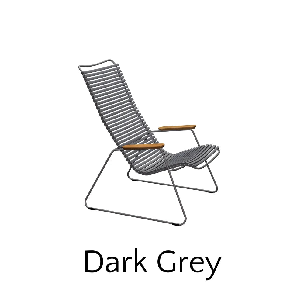 CLICK Outdoor Lounge Chair - Patio Furniture for Backyard, Poolside & Garden Relaxation - Comfortable & Durable Weather-Resistant Sunbathing Chair for Adults