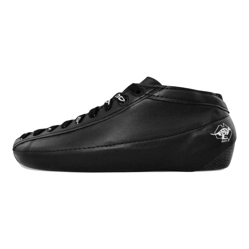 Bont Quad Racer Carbon Black Boot V1 - Premium Speed Skating Boots for Men & Women - Perfect for Indoor/Outdoor Roller Derby & Speed Skating Competitions