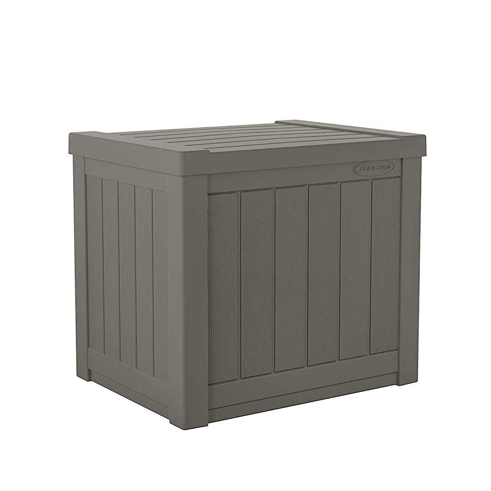 **Suncast 22 Gallon Weatherproof Outdoor Storage Deck Box (2 Pack) – Durable Plastic Patio Organizer for Garden Supplies, Toys, Tools – Perfect for Backyard, Deck, or Garage Storage**