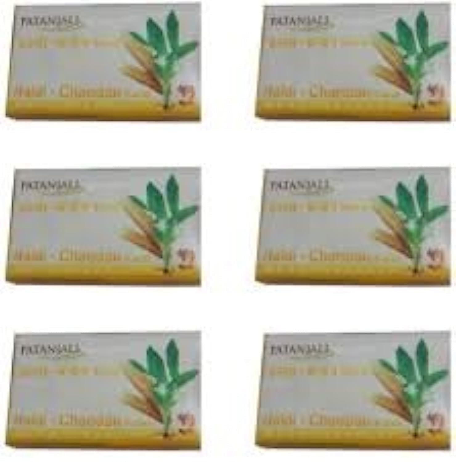 Patanjali Haldi Chandan Kanti Body Cleanser - 75g x 10 Pack | Ayurvedic Skin Cleansing Soap for Glowing Skin | Perfect for Daily Bath & Spa Routine