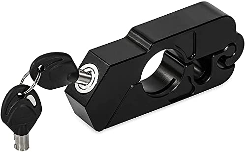 Universal Motorcycle Lock Anti-Theft Grip Lock - Secure Handlebar Throttle Grip Security Lock (Black) for Enhanced Motorcycle Safety in Parking and Storage