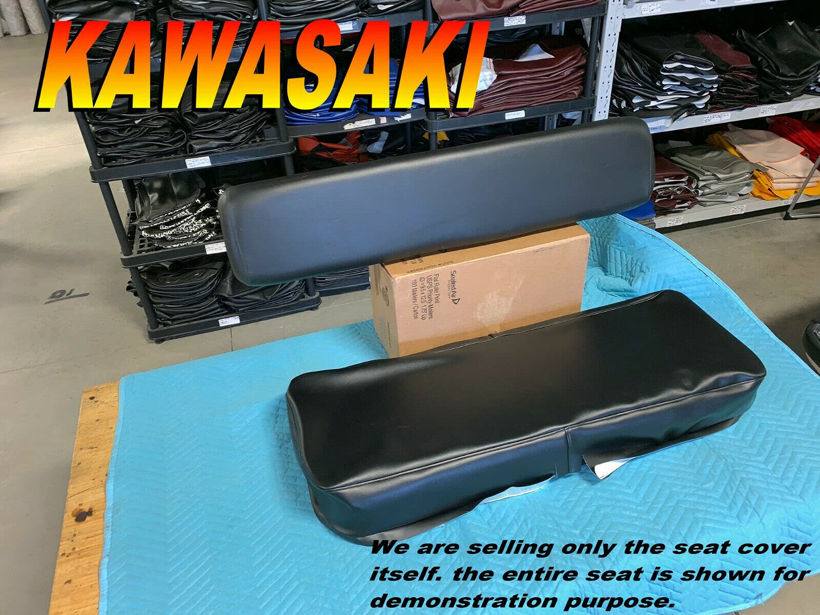 Kawasaki Mule 4000 4010 Replacement Seat Cover - Compatible with UTV Diesel Trans 4X4 Models KAF620 992 - Durable Rear Seat Cover for Off-Road Adventures & Farm Work
