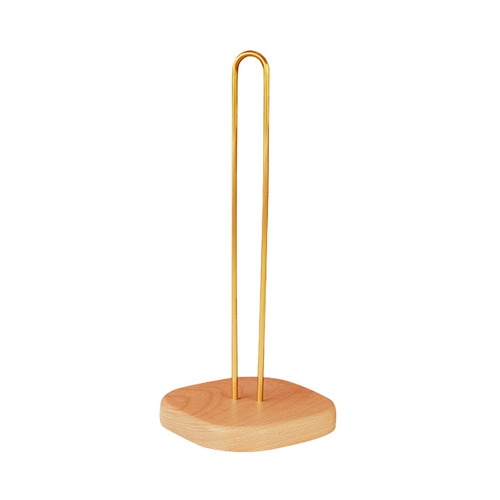 Beech Brass Vertical Paper Towel Holder - Farmhouse Style Kitchen & Dining Table Decor for Home | Perfect for Rustic, Modern & Farmhouse Kitchens