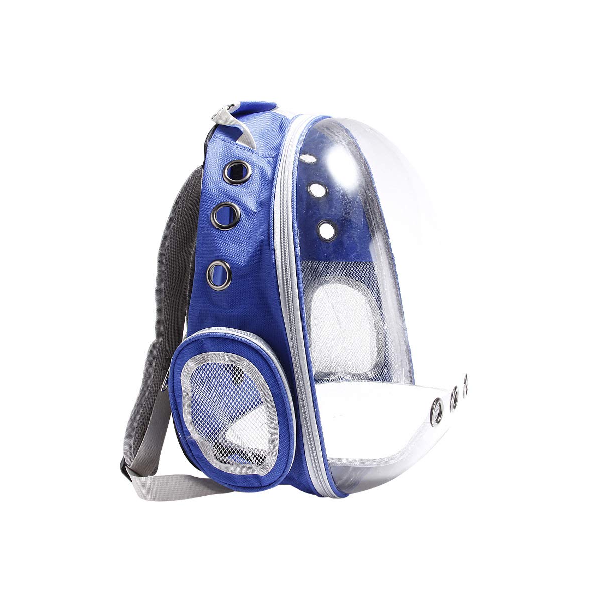 Ulalaza Cat Carrier Backpack - Large Pet Travel Backpack for Cats & Dogs, Transparent Space Capsule Design for Hiking, Air Travel & Car Rides - Perfect for Vet Visits, Outdoor Adventures & Daily Commutes