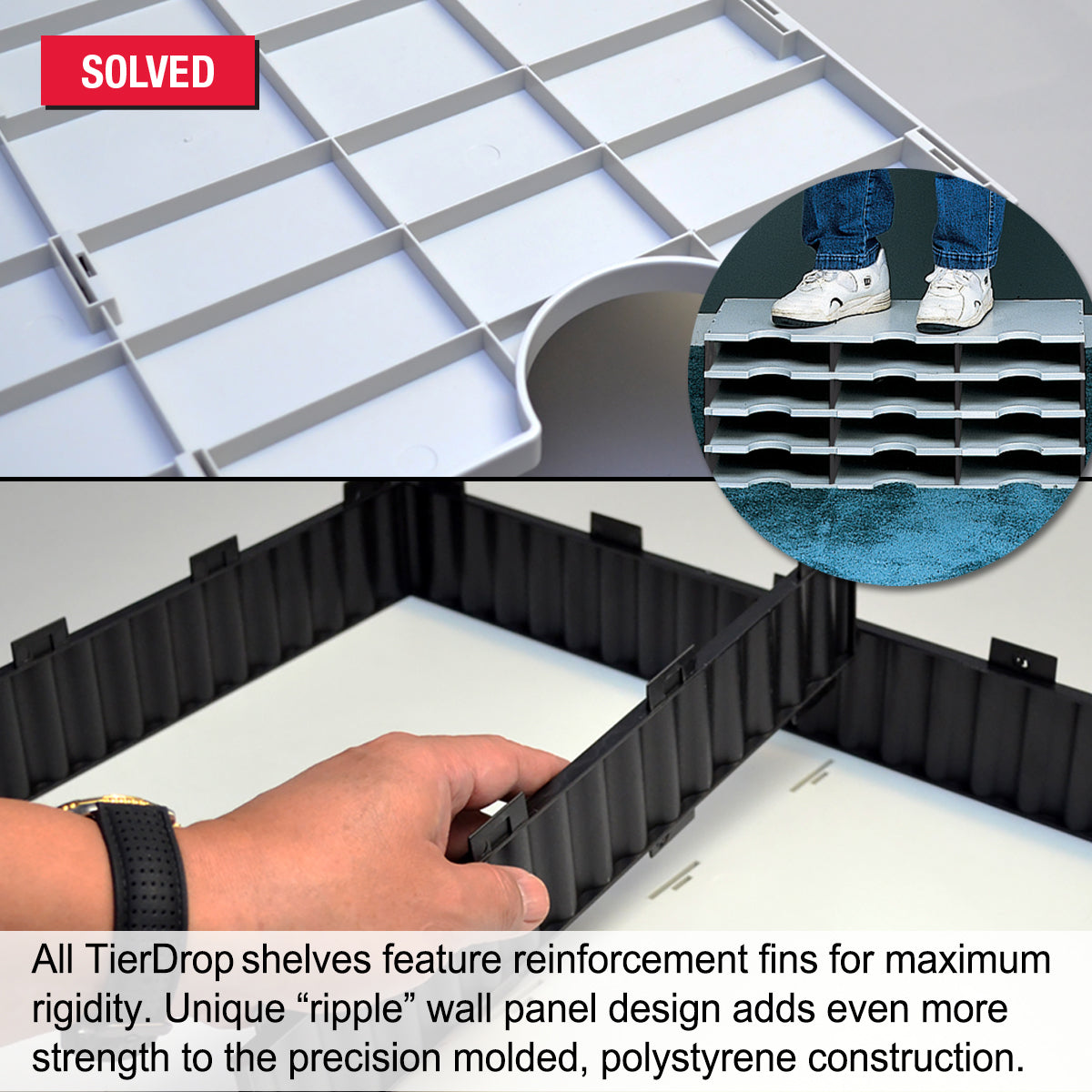 Ultimate Office TierDrop™ Desktop Organizer - 60 Letter Size Compartments for Documents, Forms, Mail & Classroom Supplies | Expandable with Optional Add-On Tiers | Lifetime Guarantee | Perfect for Home Office, School & Workspace Organization