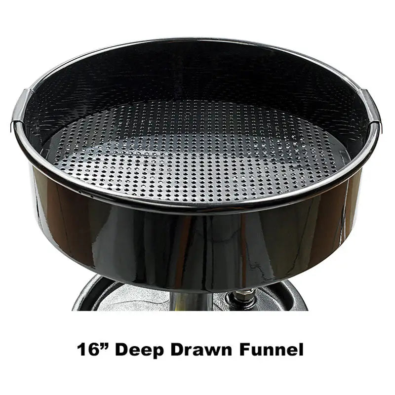 JohnDow Portable Poly Oil Drain (27 Gallon) - Heavy-Duty Oil Drain Pan for Automotive, Marine & Industrial Use - Easy Transport & Spill-Free Oil Changes