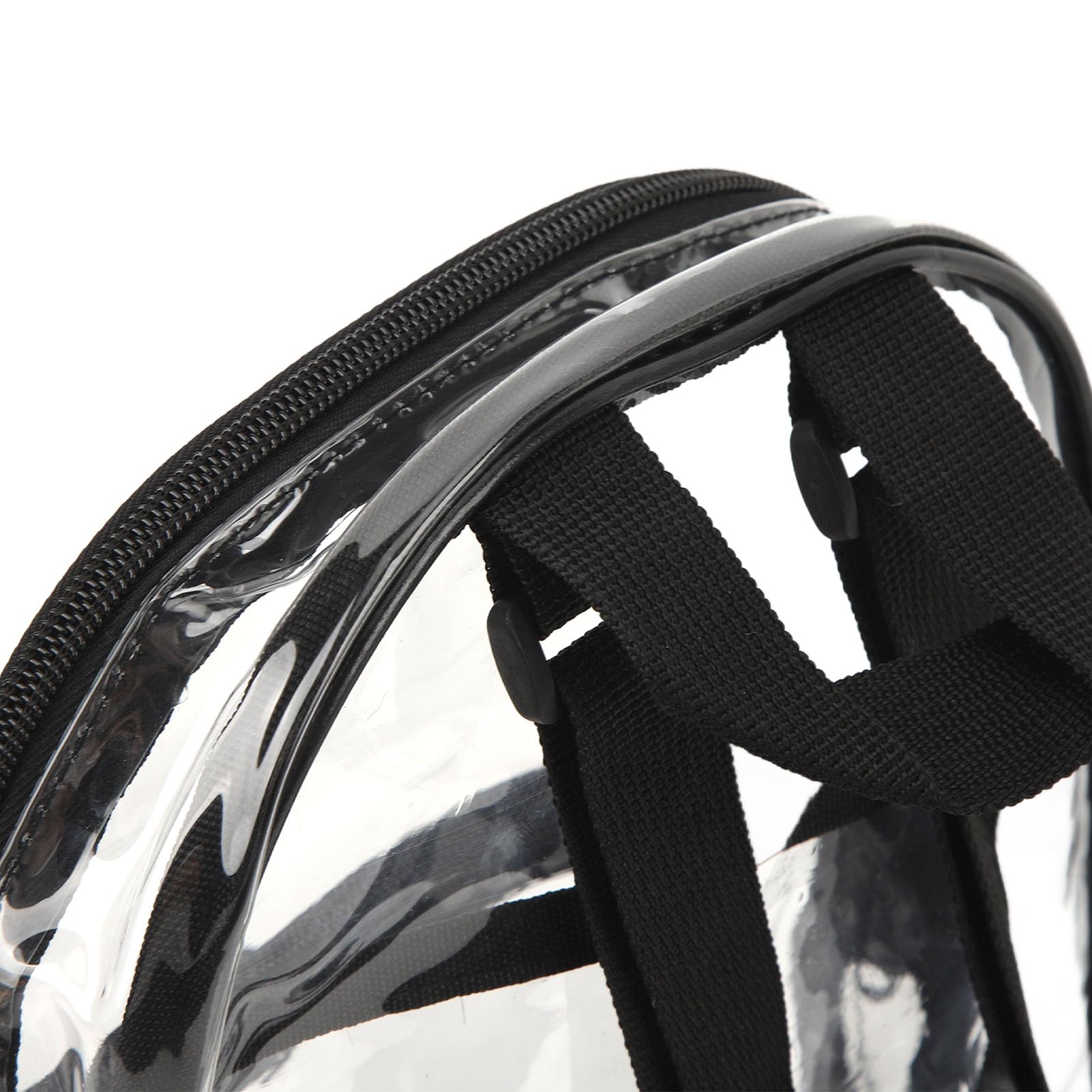Stadium Approved Clear Mini Backpack - Heavy Duty PVC Transparent Small Backpack for Summer, Waterproof & Durable - Perfect for Concerts, Festivals, Travel & Security Checkpoints