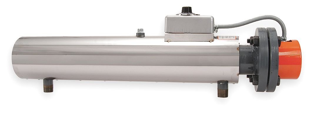 45 Inch Circulation Heater with Tank Mounted Double Pole Thermostat - CHF02341-1 - Perfect for Water Tanks, Livestock Troughs & Hydronic Heating Systems
