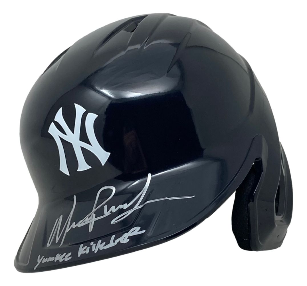 Manny Ramirez Autographed New York Yankees Full Size Batting Helmet - Authentic Signed Baseball Memorabilia - Perfect for Yankees Fans, Sports Collectors and Home Decor