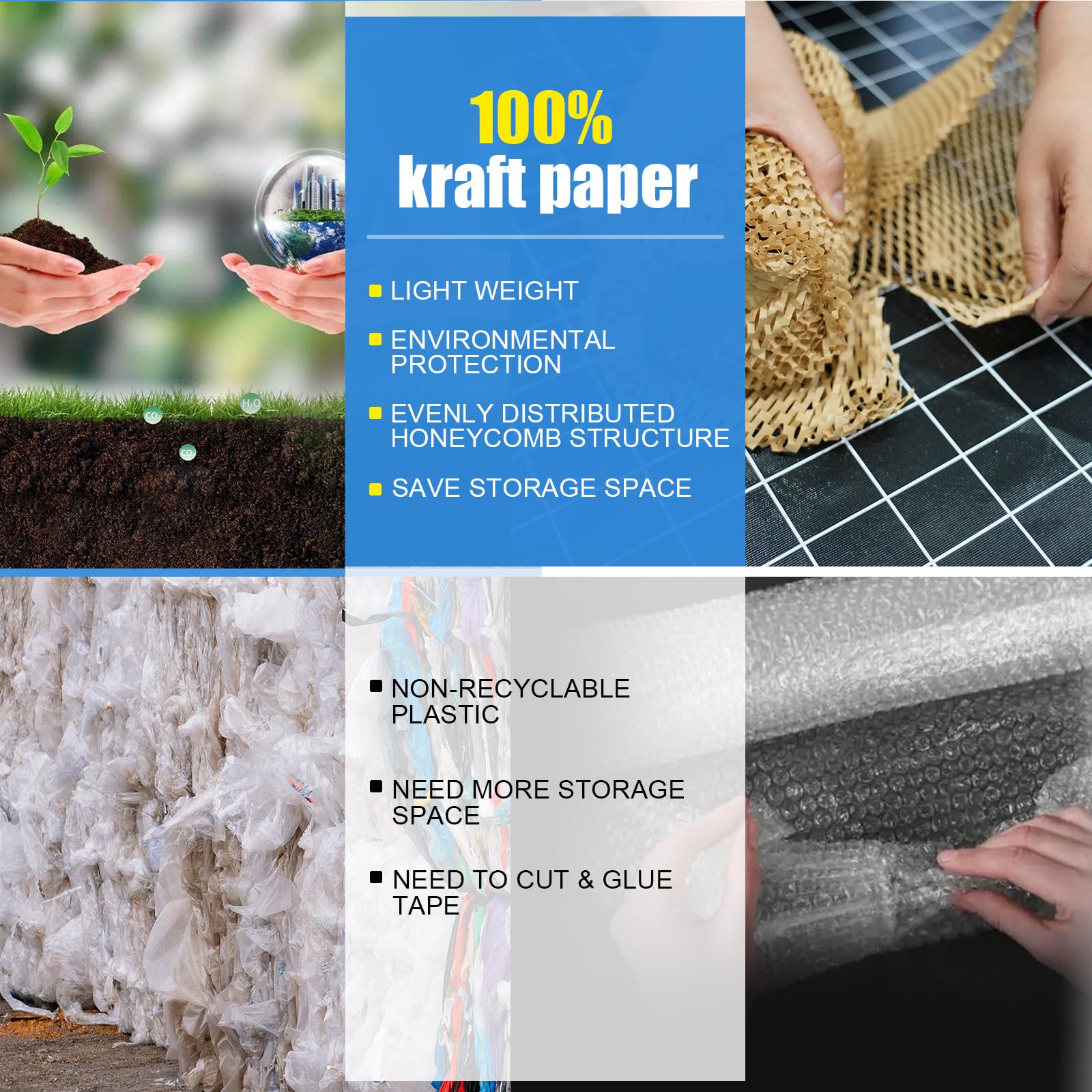 Eco-Friendly Honeycomb Packing Paper Roll 15