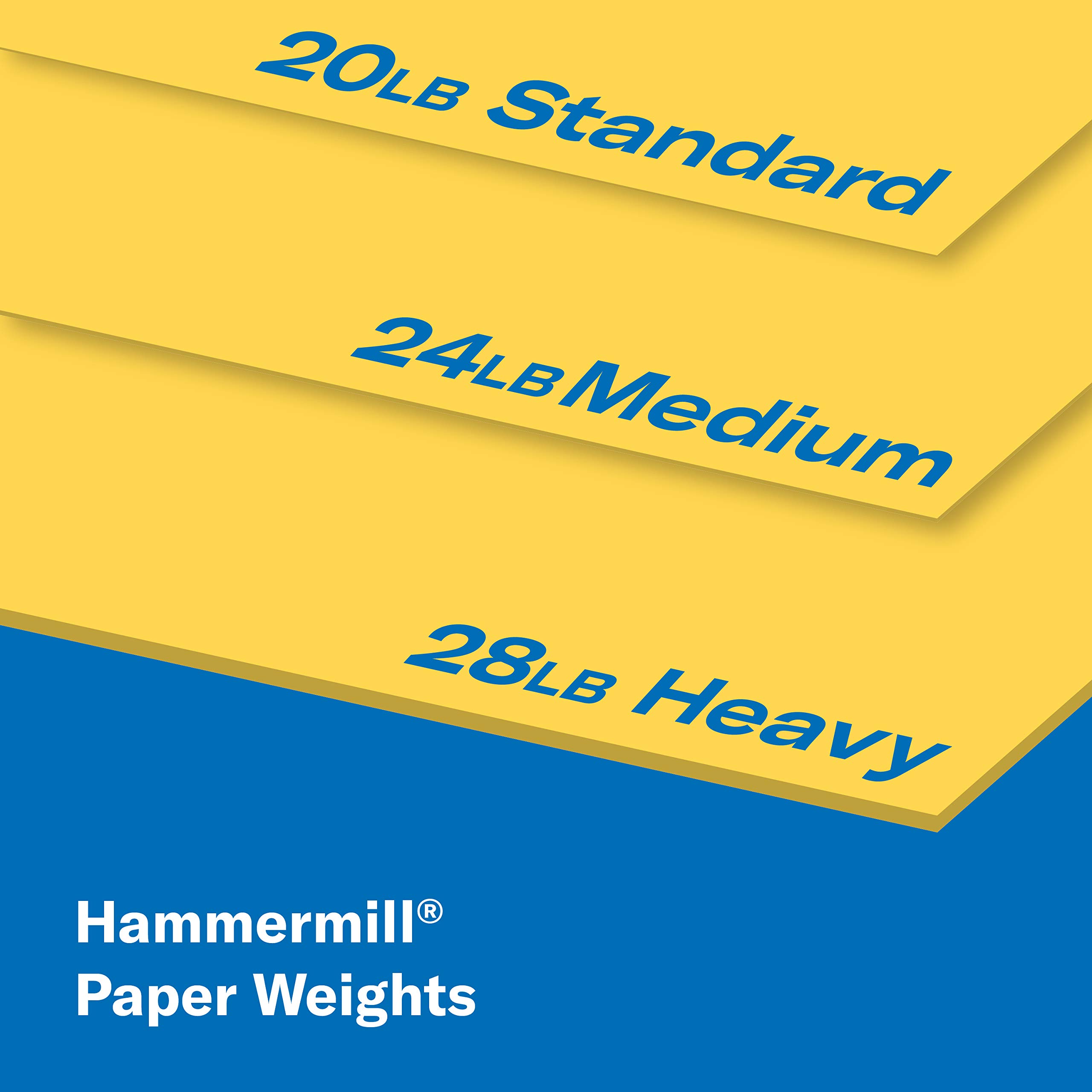 Hammermill 20 lb Goldenrod Colored Printer Paper, 11 x 17 Inches - 500 Sheets/Ream | Pastel Paper for Flyers, Brochures & Craft Projects | Made in USA (102160R)