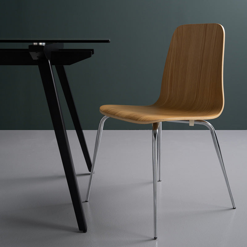 Modern ARCHIE Glass Dining Table 180cm - 70.8 Inch Round Tempered Glass Top with Chrome Base - Perfect for Small Space Dining Rooms, Kitchens & Apartments