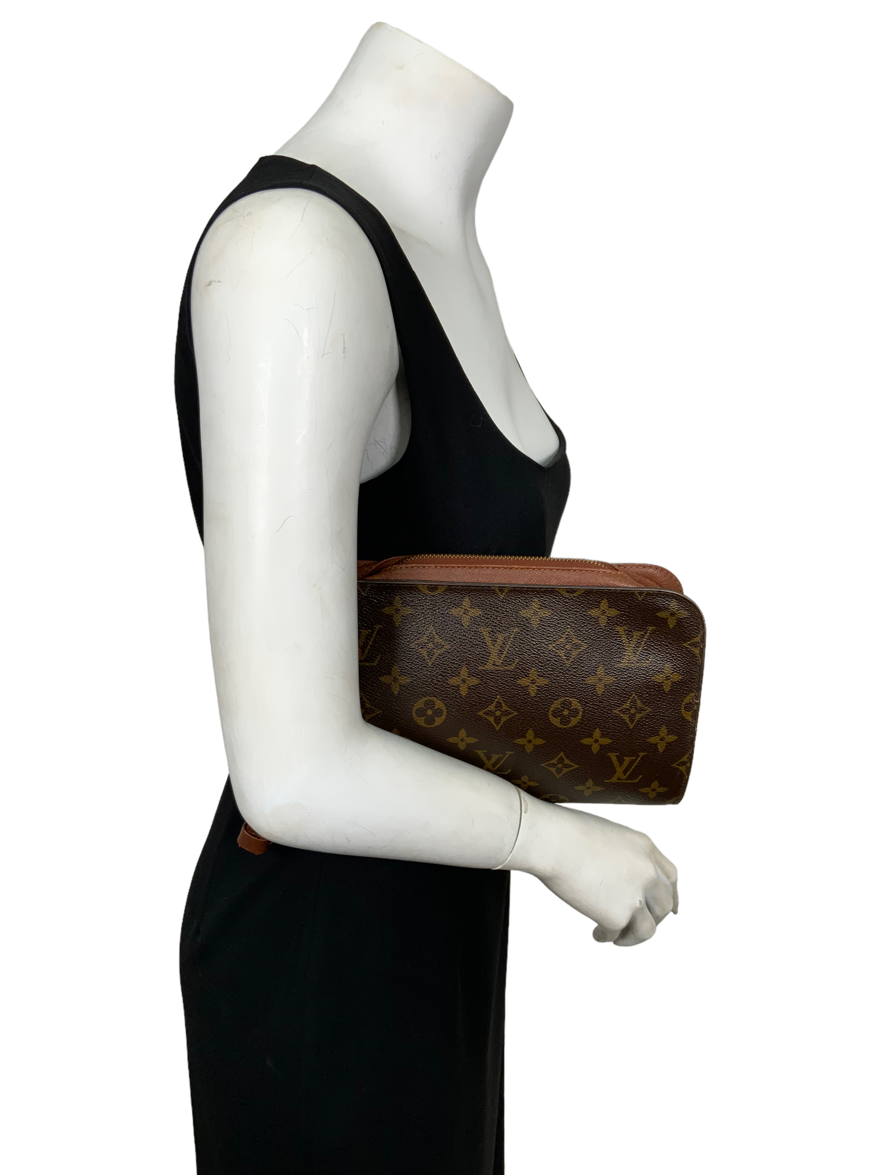 Authentic Louis Vuitton Monogram Pochette Orsay Clutch Wristlet Bag - Luxury Crossbody Purse for Women, Perfect for Evening Parties & Date Nights