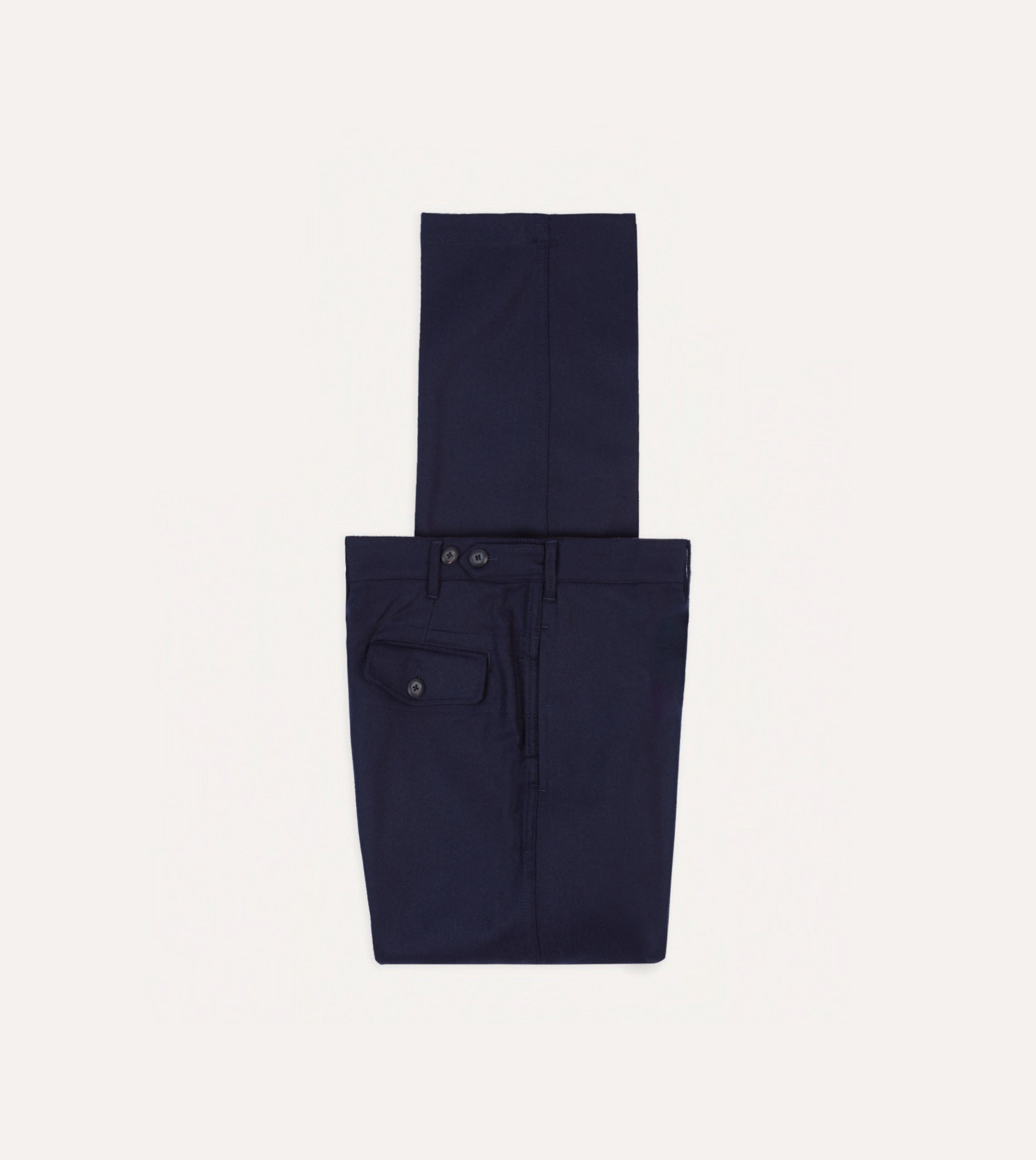 Premium Navy Merino Wool Dress Pants for Men - Comfortable & Breathable Business Casual Trousers for Office, Travel & Outdoor Events