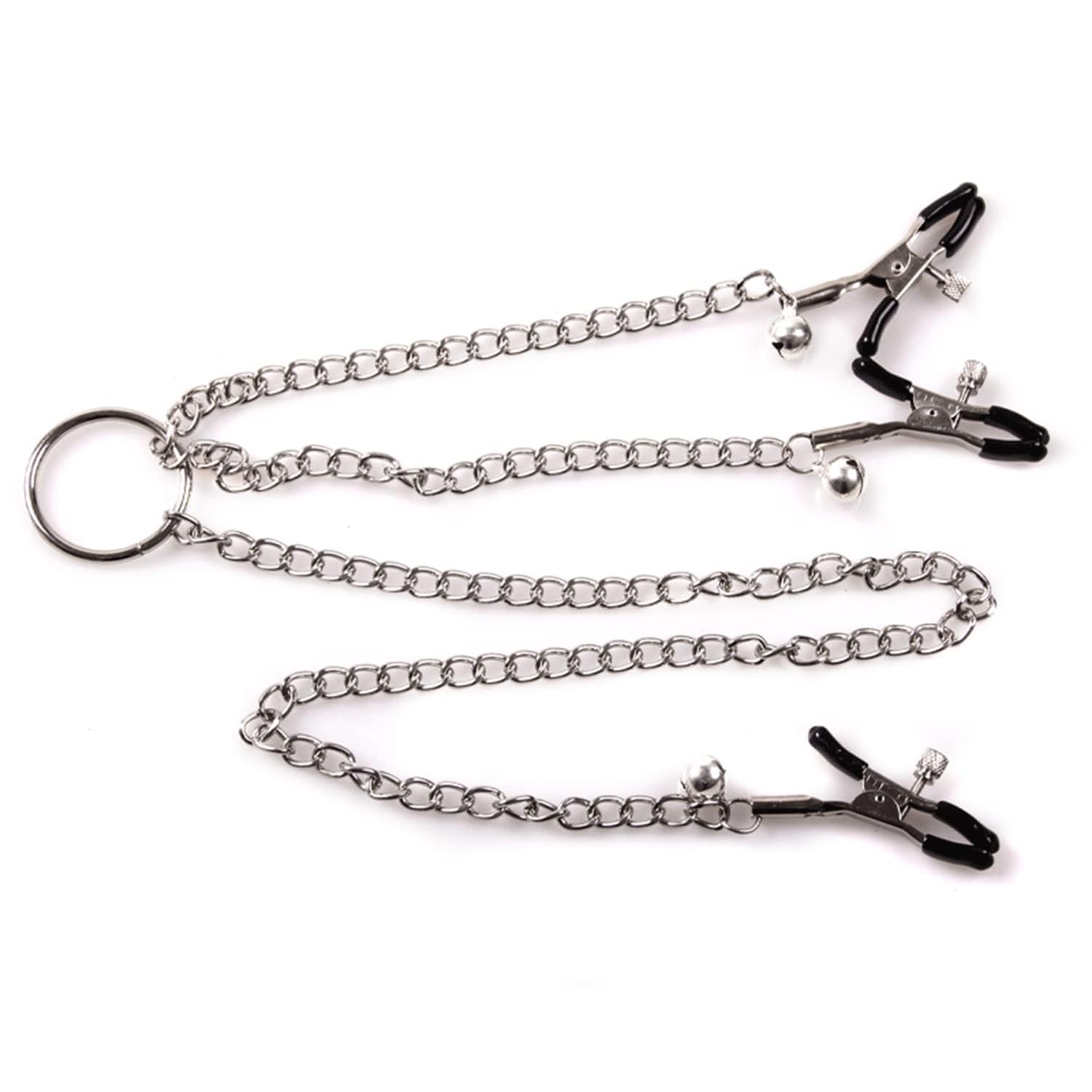 Frodete Adjustable Stainless Steel Body Chain with Clamps - Non-Piercing Clip-On Jewelry for Women | Perfect for Festivals, Parties & Boudoir Photography
