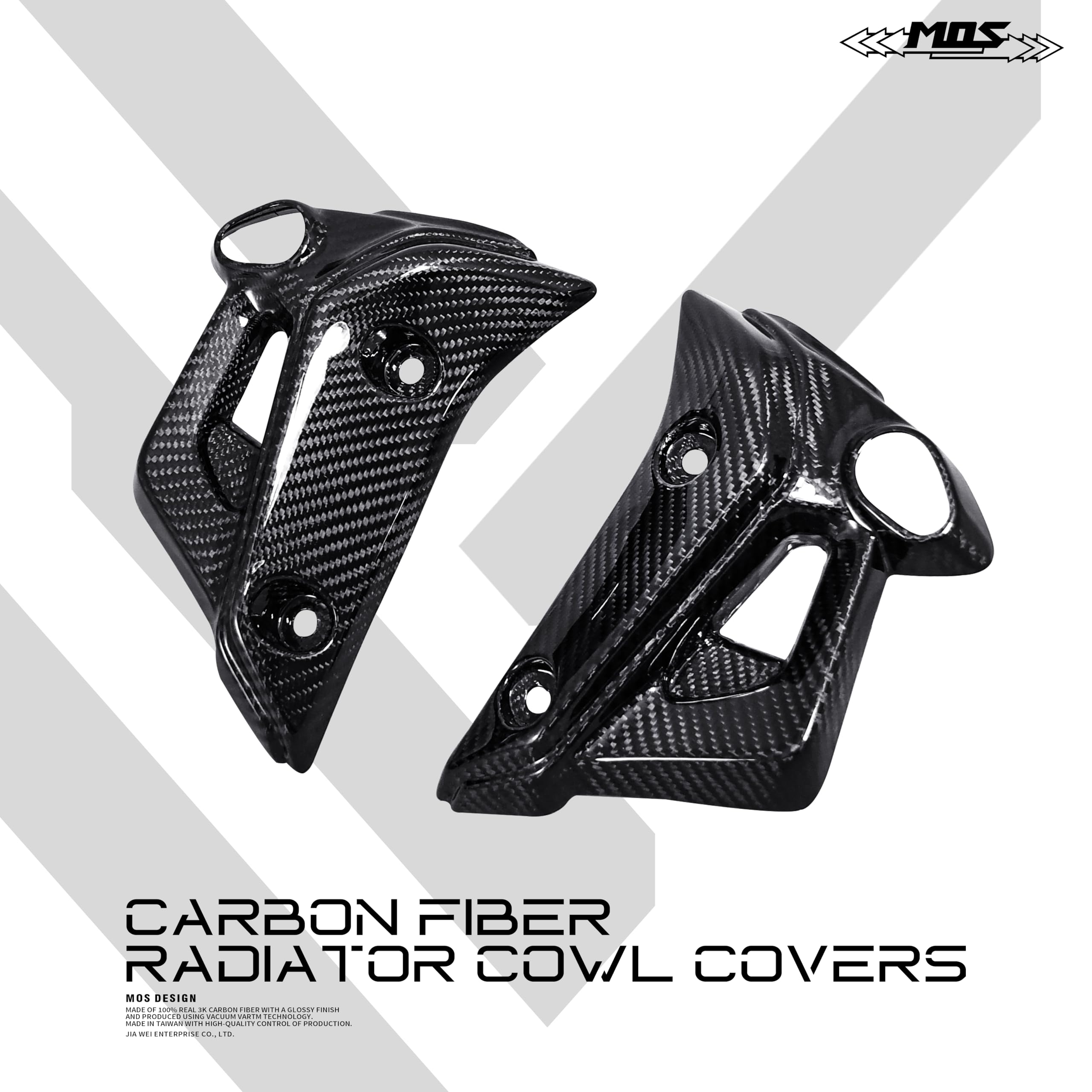 Carbon Fiber Radiator Cowl Cover for Yamaha MT-07 2021 | Lightweight & Durable Motorcycle Accessory | Perfect for Street Riding & Custom Bike Builds