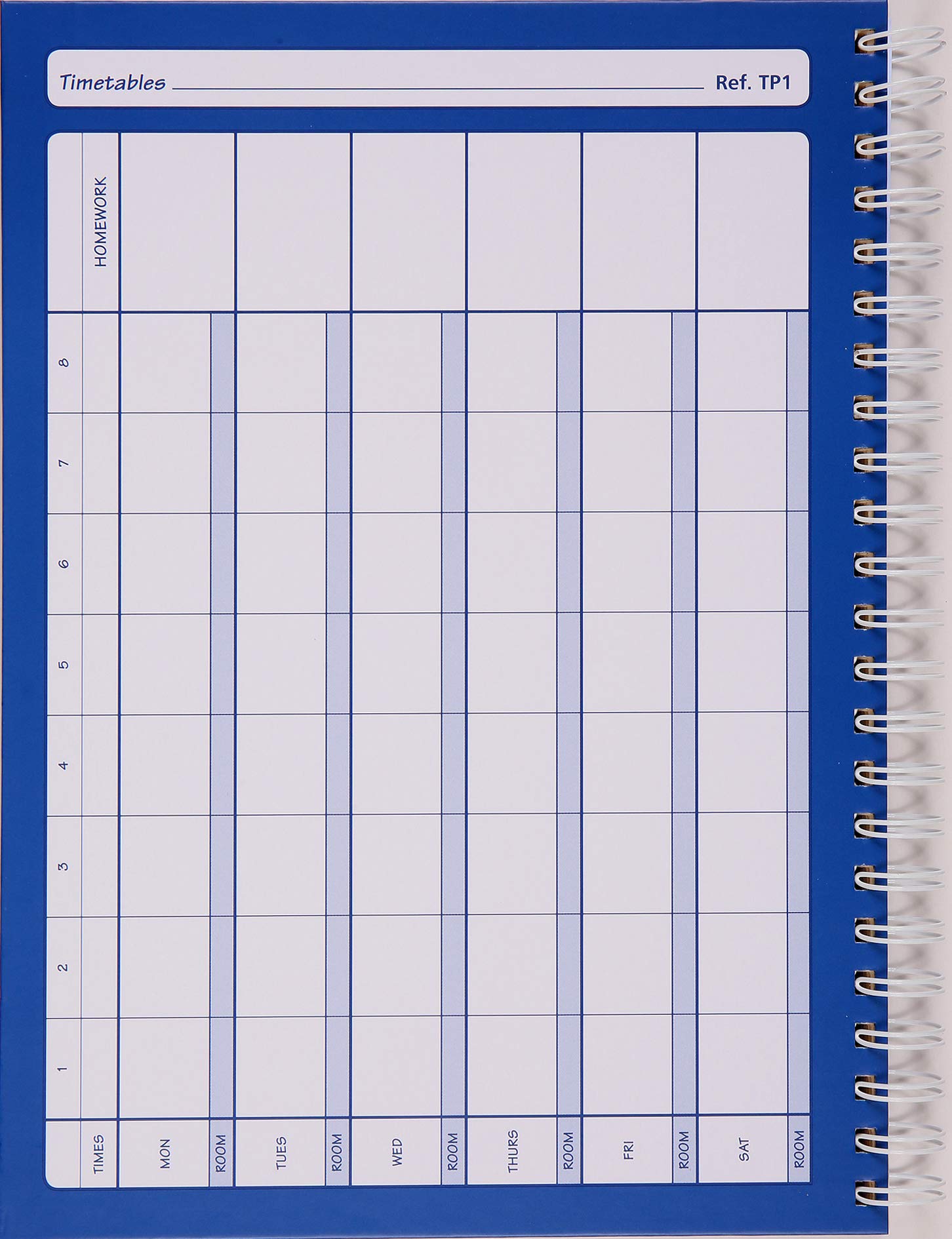 2025-2026 Teacher Planner A4 Size - 8 Period Lesson Plan Book with Monthly & Weekly Spreads - Blue Academic Organizer (TP1-B) for Classroom, Homeschool & Teacher Appreciation Gifts