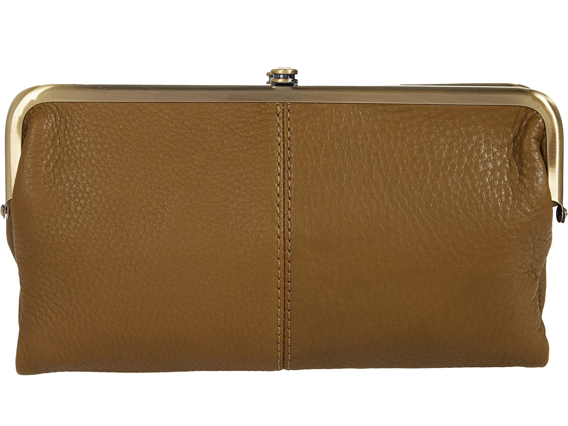 HOBO Lauren Clutch Wallet - Premium Soft Leather Women's Wallet with Secure Kiss Lock Closure & Interior Zipper Pocket | Stylish Compact Crossbody Clutch for Everyday Use, Date Nights & Travel