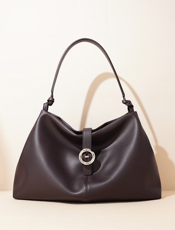 Premium Soft Leather Shoulder Bag for Women - Stylish & Durable Crossbody Purse - Perfect for Work, Travel & Everyday Use