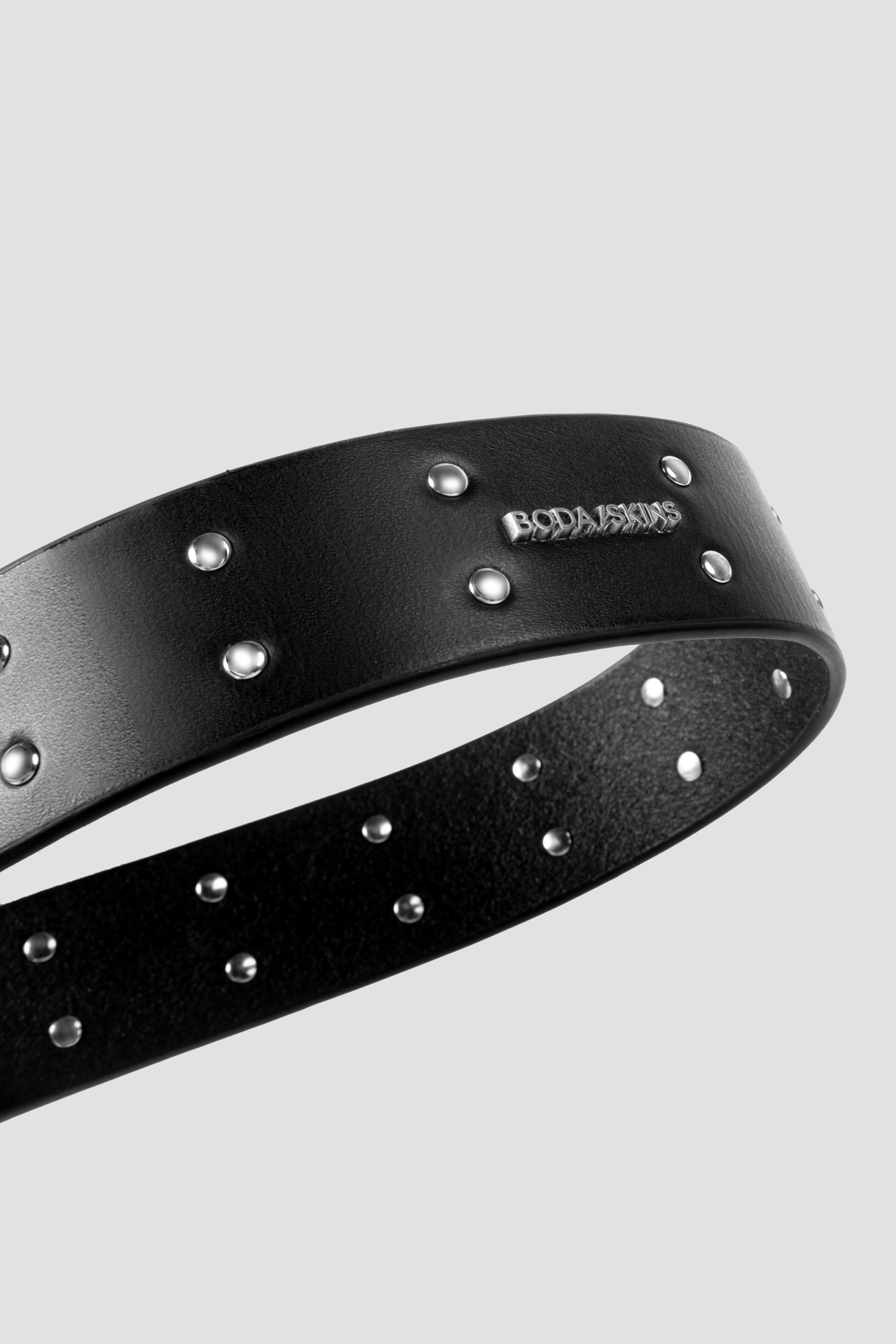 Studded Saddle Pin Belt - Vintage Western Style Leather Belt with Metal Accents for Men | Perfect for Cowboy Boots, Rodeo Events & Western Fashion Outfits