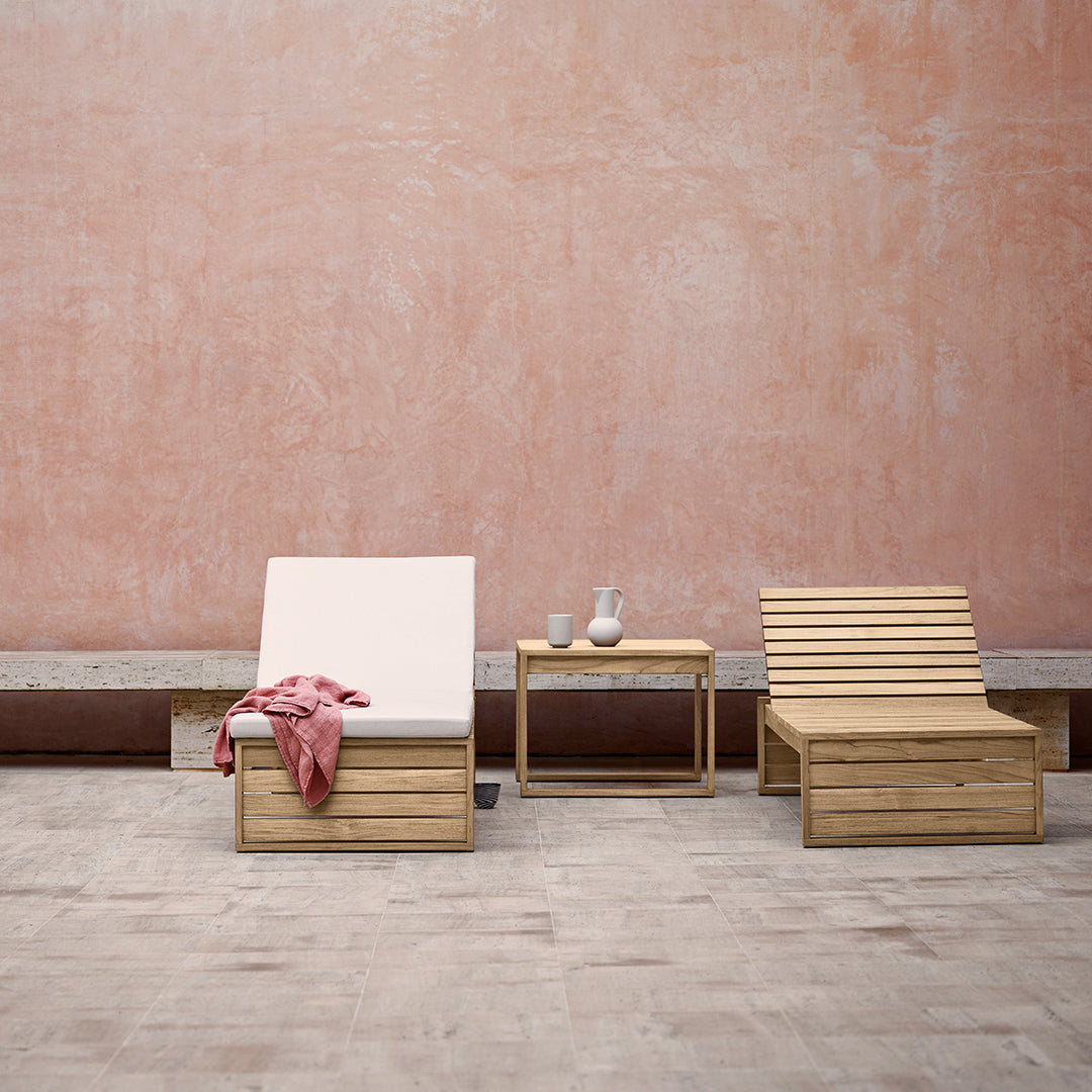 Kjaer BK14 Sunbed by Carl Hansen & Son - Modern Scandinavian Lounge Chair for Indoor & Outdoor Relaxation - Perfect for Patio, Garden, and Living Room Decor