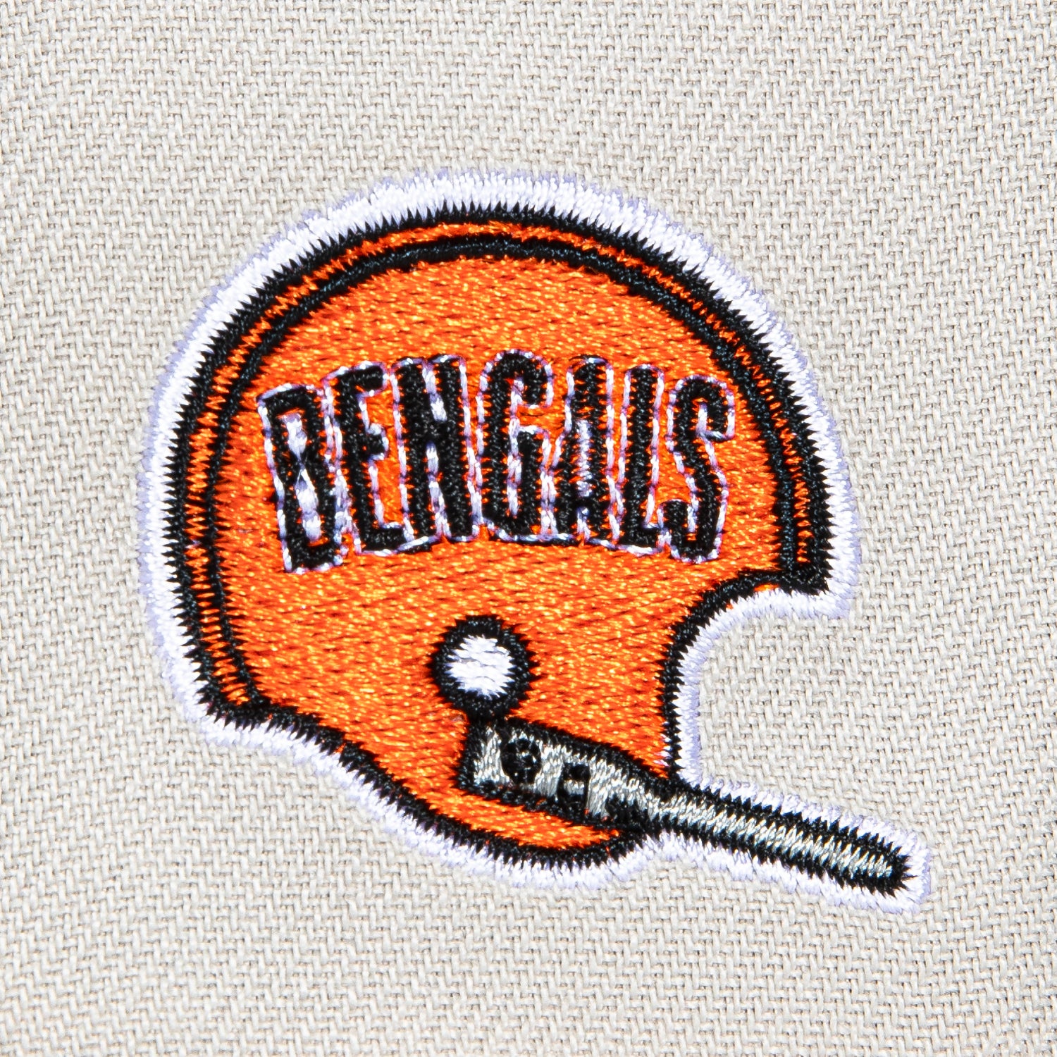 New Era 59Fifty Cincinnati Bengals Logo Patch Snapback Hat - Black Stone Dome Cap for Men & Women - Perfect for NFL Games, Streetwear & Sports Fan Fashion