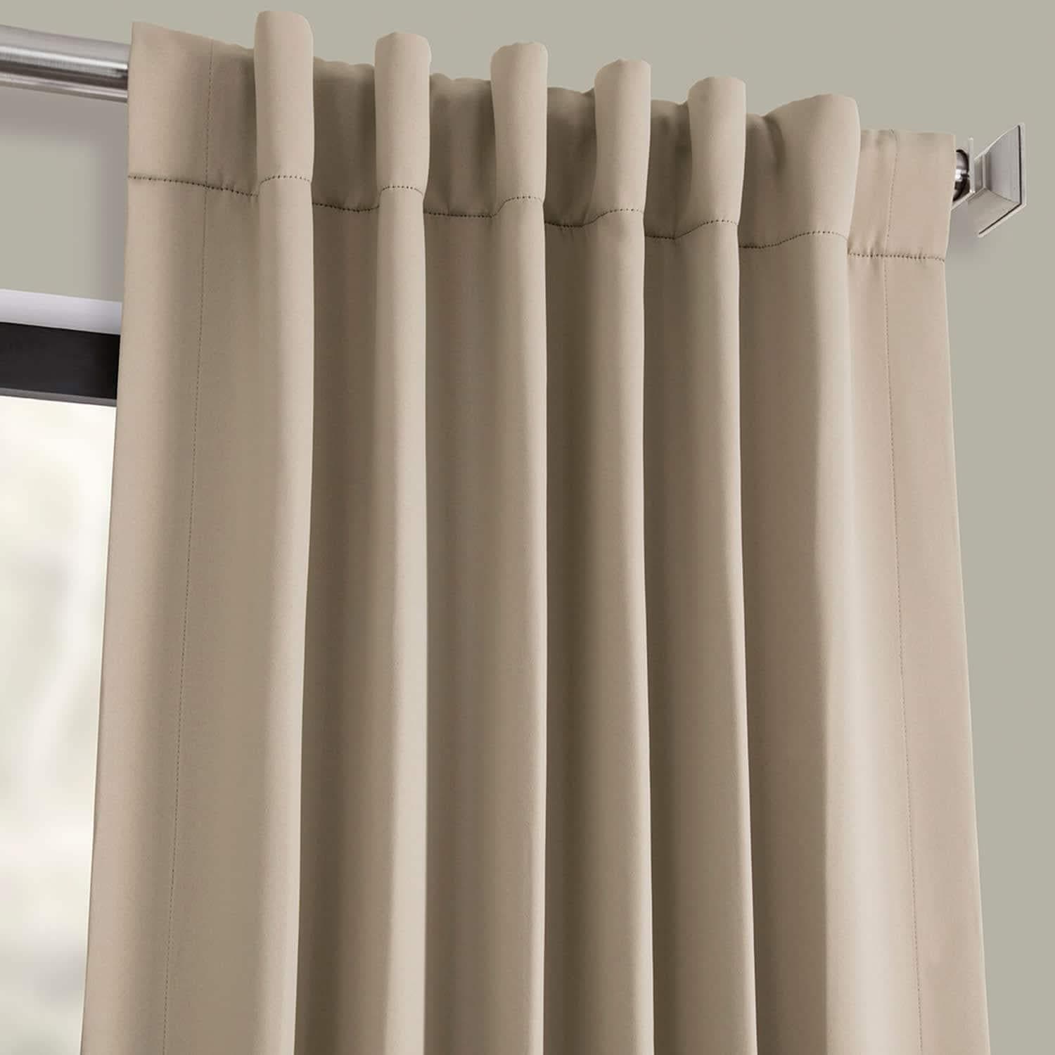 Classic Taupe Blackout Curtains for Bedroom - Light Blocking Thermal Insulated Window Drapes for Better Sleep & Energy Savings