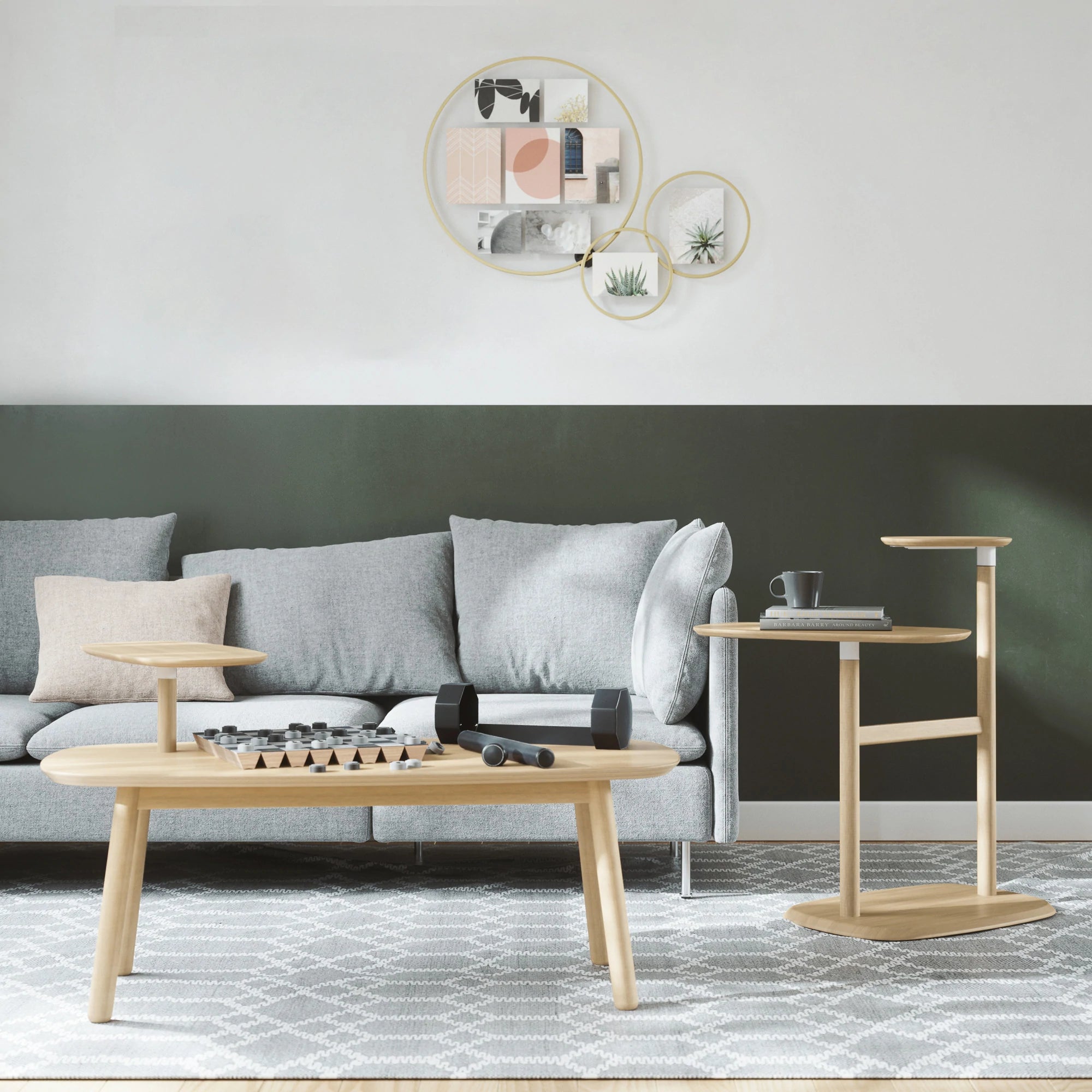 Modern Swivo Coffee Table - Stylish & Functional Centerpiece for Living Room, Lounge & Office - Perfect for Coffee, Books & Decor